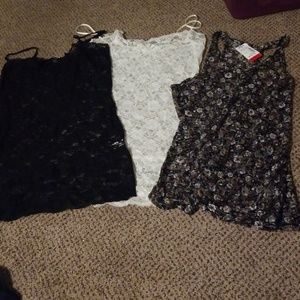 Lacy undershirts